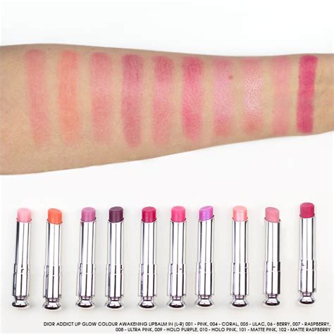 dior pink glow highlight swatch|dior lip glow shades.